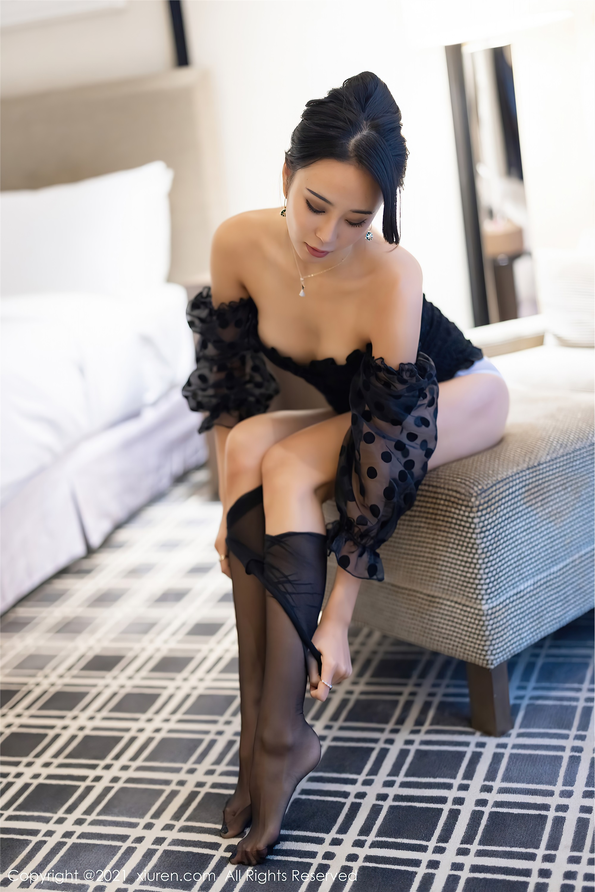 XiuRen秀人网  2021.05.31 No.3482 蓝夏Akasha